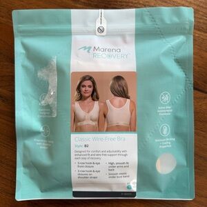 Marena Recovery Classic Wire-Free Bra. NEW 3436